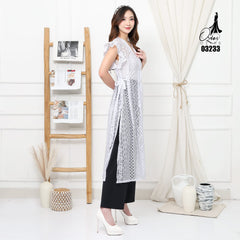 VEST OUTER BROKAT OZIKO 03233 LD 105 | Outer Pesta Brokat | Outer Mewah