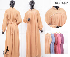 GAMIS OZIAS CERUTY BABY DOLL PREMIUM 09557 LD 105 I Gamis Fashion Muslimah I Gamis Kondangan Nyaman