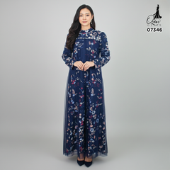 GAMIS OZIAS TILE 07346 LD 105 I Gamis Lebaran Casual I Gamis Remaja Kondangan