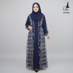 GAMIS OZIAS TILE NAMIRA 07132 LD 120 150 I Gamis Kondangan Wanita I Gamis Mewah Muslimah 2XL 5XL