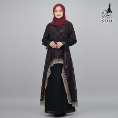 GAMIS OZIAS TILE 07374 LD 105 I Gamis Kondangan Wanita I Gamis Fashion Casual I Gamis Bini Orang