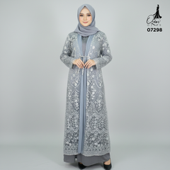 GAMIS OZIAS TILE 07298 LD 105 I Gamis Kondangan Wanita I Gamis Casual Fashion