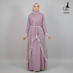 GAMIS OZIAS BROKAT ALYA 10025 LD 105 I Gamis Kondangan Wanita I Gamis Casual Lebaran I Ga mis Bini Orang