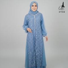 GAMIS OZIAS TILE OZIAS 07359 LD 120 140 I Gamis Kondangan Wanita I Gamis Fashion Casual 2XL 4XL