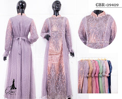 GAMIS OZIAS TILE PREMIUM 09409 LD 105 I Gamis Pesta Remaja I Gamis Wanita Muslimah Nyaman Panjang Fit Mewah Dress Lebaran