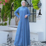 GAMIS OZIAS BROKAT INAYA HARUKA FIMELA 09883 Ld 80 95 105 120 140 I Gamis Dewasa Ibu Dan Anak I Gamis Wisuda Wanita I Gamis Kondangan Pesta I Gamis Bridesmaid I Pakaian Muslimah Cantik