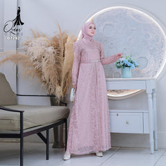 GAMIS OZIAS TILE 07282 LD 105 I Gamis Kondangan Wanita I Gamis Formal Casual