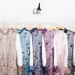 GAMIS OZIAS TILE 07225 LD 105 I Gamis Kondangan Wanita I Gamis Fashion Remaja