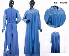 GAMIS OZIAS BROKAT 09904 LD 105 I Gamis Fashion Kondangan I Gamis Pesta Lamaran Muslim Nyaman