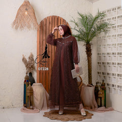GAMIS OZIAS TILE 07228 LD 105 I Gamis Kondangan Wanita I Gamis Fashion Muslimah
