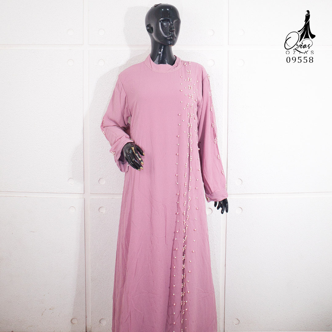 GAMIS OZIAS SIFON CERUTY 09558 LD 105 I Gamis Kondangan Pesta I Gamis Muslimah Cantik