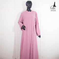 GAMIS OZIAS SIFON CERUTY 09558 LD 105 I Gamis Kondangan Pesta I Gamis Muslimah Cantik