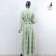 GAMIS OZIAS BROKAT ARGYLIE 09543 LD 120 I Gamis Formal Wisuda I Gamis Wanita Nyaman Panjang 2XL