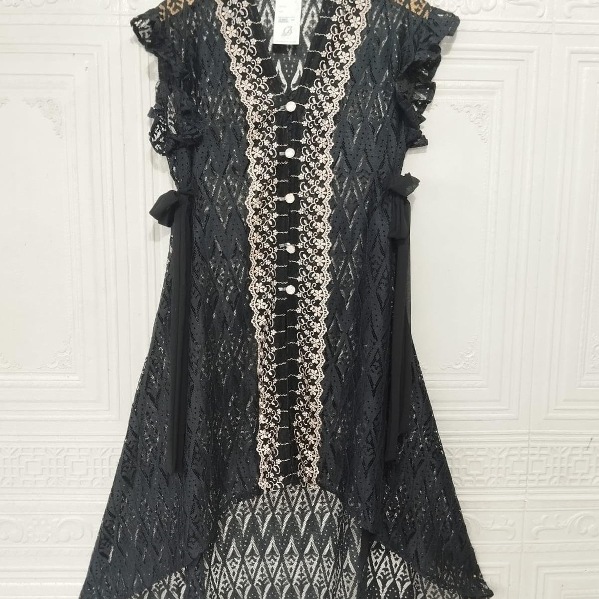 VEST OUTER OZIKO BROKAT CORNELI 03242 LD 105 I Outer Kondangan Wanita I Outer Casual