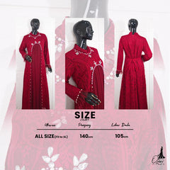 GAMIS BROKAT AZURA OZIAS 10019 LD 105 | Gamis Pesta Wanita | Gamis Cantik Mewah