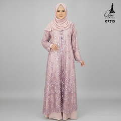 GAMIS OZIAS TILE 07315 LD 105 I Gamis Kondangan Wanita I Gamis Fashion Casual