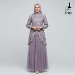 GAMIS OZIAS TILE 07302 LD 105 I Gamis Kondangan Wanita I Gamis Fashion Casual