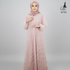 GAMIS OZIAS TILE NAMIRA 07132 LD 120 150 I Gamis Kondangan Wanita I Gamis Mewah Muslimah 2XL 5XL