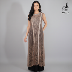 VEST OZIKO OUTER TILE HANA 03234 LD 105 120 I Outer Kondangan Wanita I Outer Fashion Casual 2XL