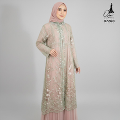 GAMIS OZIAS TILE 07260 LD 1O5 I Gamis Kondangan Wanita I Gamis Fashion Muslimah