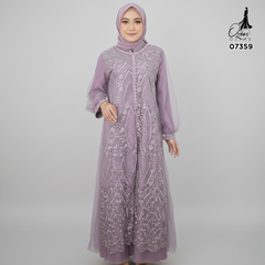 GAMIS OZIAS TILE OZIAS 07359 LD 120 140 I Gamis Kondangan Wanita I Gamis Fashion Casual 2XL 4XL