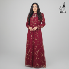 GAMIS OZIAS TILE 07346 LD 105 I Gamis Lebaran Casual I Gamis Remaja Kondangan