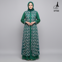GAMIS OZIAS TILE NAMIRA 07150 120 140 150 I Gamis Kondangan Wanita I Gamis Pesta Muslimah