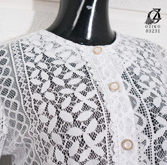 VEST OUTER OZIKO BROKAT 03231 LD 105 I Outer Kondangan Wanita I Outer Fashion Casual