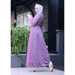 GAMIS OZIAS BROKAT PREMIUM 09357 LD 105 I Gamis Pesta Import I Gamis Kondangan Remaja Motif Muslim Nyaman Panjang Dewasa Mewah