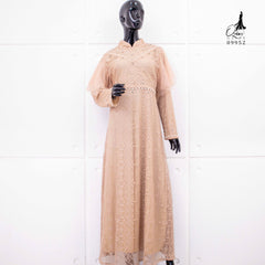 GAMIS OZIKO BROKAT PREMIUM LD 105 I Gamis Formal wanita I Fashion Muslimah Kondangan I 09911 09952 Nyaman Panjang Santai