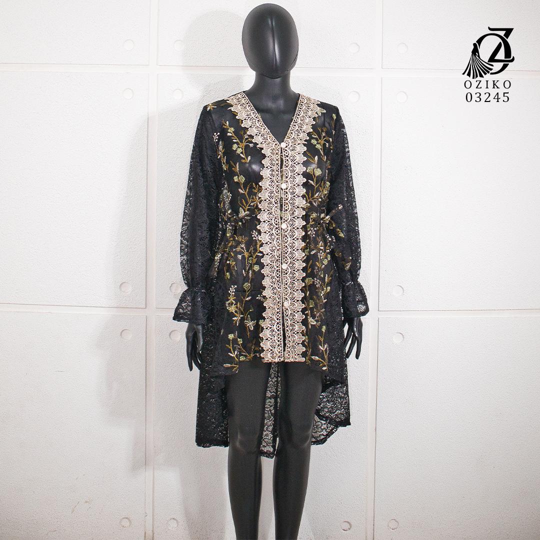 VEST OUTER TILE OZIKO 03245 LD 105 I Outer Kondangan Wanita I Outer Fashion Casual