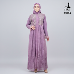 GAMIS OZIAS BROKAT PREMIUM 09984 LD 105 I Gamis Kondangan Cantik I Fashion Remaja Wisuda Muslim Nyaman