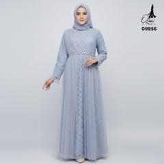 GAMIS OZIAS BROKAT BALIYA 09956 LD 105 & 120  l Gamis Import Premium l Busana Muslimah I Jumbo 2XL