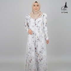 GAMIS OZIAS TILE 07346 LD 105 I Gamis Lebaran Casual I Gamis Remaja Kondangan