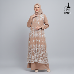 Ozias GAMIS OZIAS TILE 07321 LD 105 I Gamis Kondangan Wanita Fashion Casual Busui dengan Desain Elegan dan Nyaman