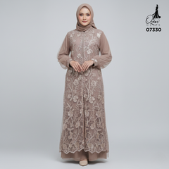 GAMIS OZIAS TILE 07330 LD 105 I Gamis Lebaran Casual I Gamis Fashion Remaja