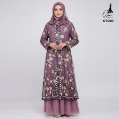 GAMIS OZIAS TILE 07010 LD 105 120 I Gamis Kondangan Mewah I Gamis Wisuda Muslimah Nyaman Panjang 2XL