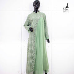 GAMIS OZIAS BROKAT INAYA FIMELA 09951 LD 105 I Gamis Kondangan Wanita I Gamis Fashion Casual