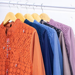 GAMIS OZIAS BROKAT FIMELA 09469 LD 105 120 140 I Fashion Muslimah Hijab I Gamis Kondangan Simpel Nyaman Panjang Santai Dress 2XL 4XL