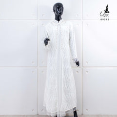 GAMIS OZIAS BROKAT ARGYLIE 09543 LD 120 I Gamis Formal Wisuda I Gamis Wanita Nyaman Panjang 2XL