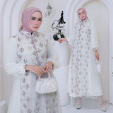 GAMIS OZIAS TILE 07237 LD 105 I Gamis Casual Remaja I Gamis Kondangan Cantik