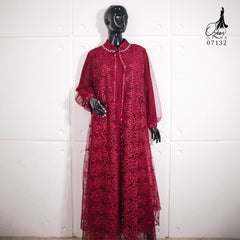 GAMIS OZIAS TILE NAMIRA 07132 LD 120 I Gamis Kondangan Wanita I Gamis Mewah Muslimah 2XL