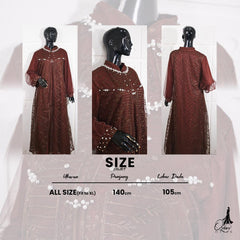 GAMIS OZIAS TILE 07228 LD 105 I Gamis Kondangan Wanita I Gamis Fashion Muslimah