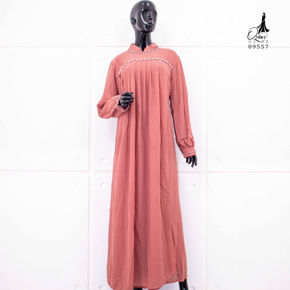 GAMIS OZIAS CERUTY BABY DOLL PREMIUM 09557 LD 105 I Gamis Fashion Muslimah I Gamis Kondangan Nyaman