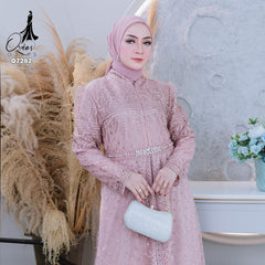 GAMIS OZIAS TILE 07282 LD 105 I Gamis Kondangan Wanita I Gamis Formal Casual