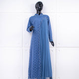 GAMIS INAYA BALIYA OZIAS 09901 I Gamis Pesta kondangan I Hijab Fashion I Jumbo  LD 105 LD 120 LD 140 I Dress Mewah Brokat