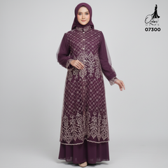 GAMIS OZIAS TILE 07300 LD 105 I Gamis Kondangan Wanita I Gamis Fashion Casual