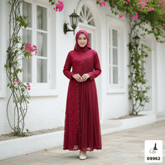 GAMIS INAYA AZURA OZIAS 09962 I Gamis Pesta Kondangan I Gamis wisuda Muslimah I Jumbo 5XL
