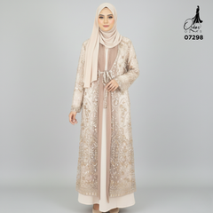 GAMIS OZIAS TILE 07298 LD 105 I Gamis Kondangan Wanita I Gamis Casual Fashion