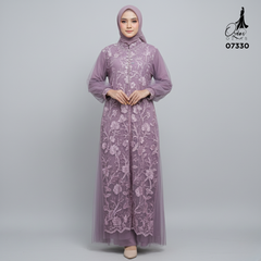 GAMIS OZIAS TILE 07330 LD 105 I Gamis Lebaran Casual I Gamis Fashion Remaja